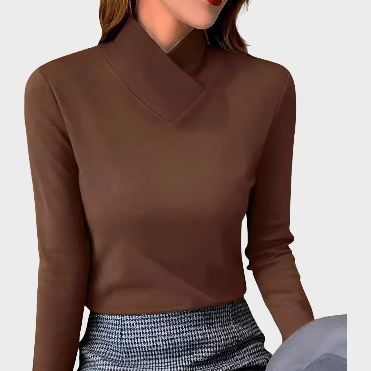 Sára | Asymetrický Rolákový Top