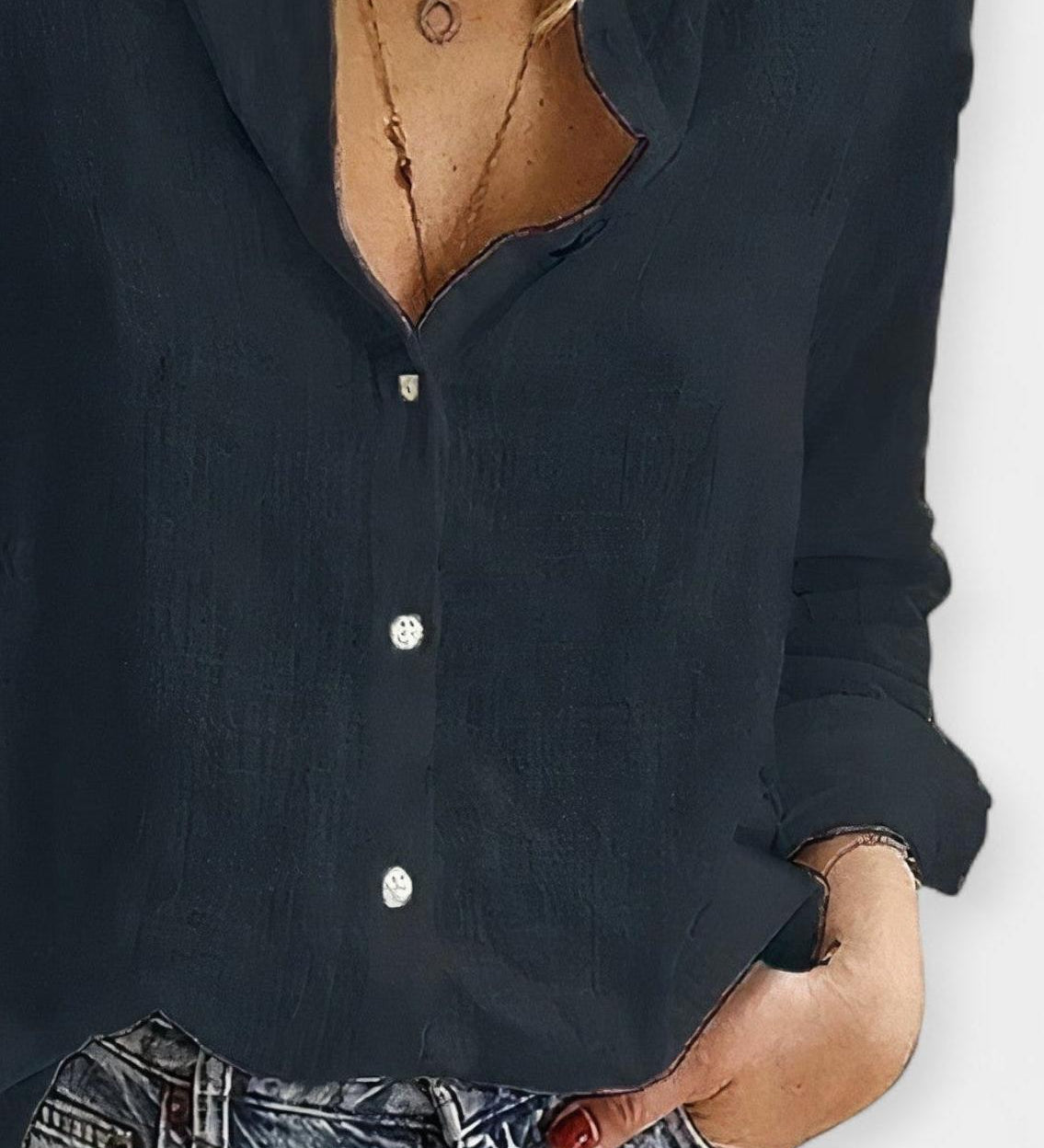 Příjemná lněná košile