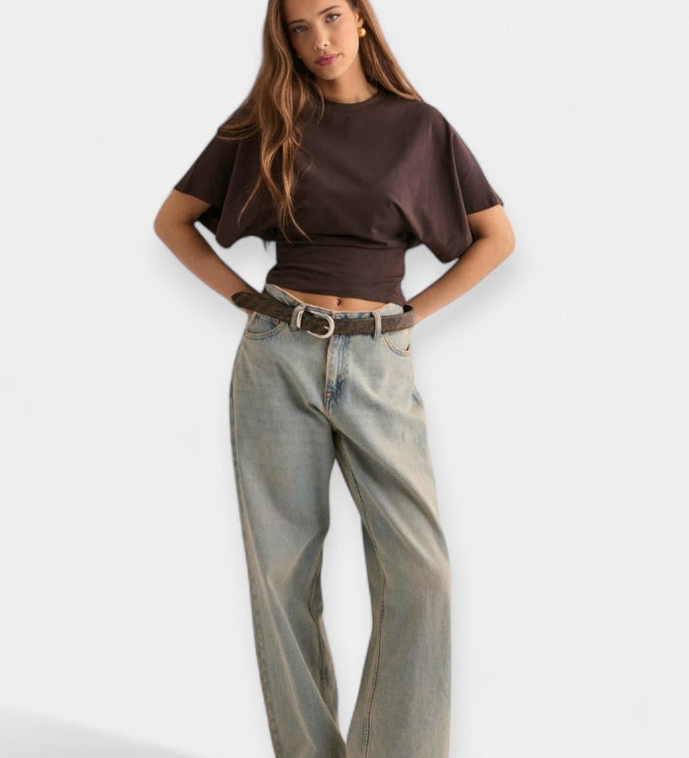 Tričko s pohodlnými širokými rukávy