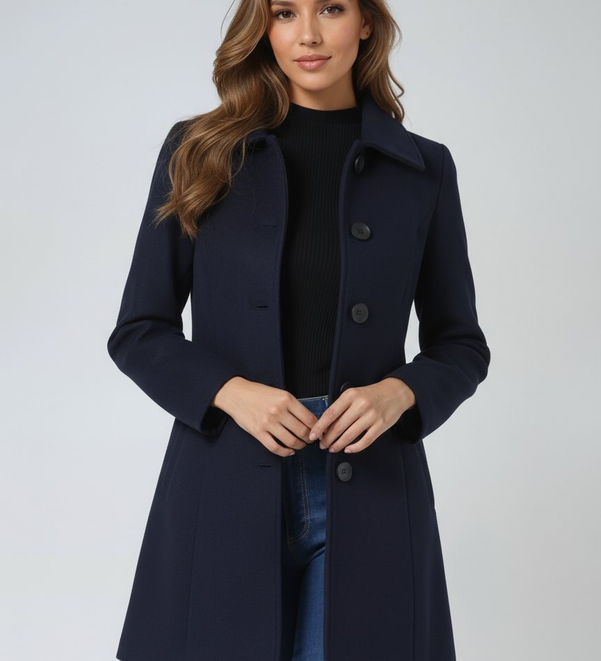 Josephine - Single Breasted Winter Trench Coat