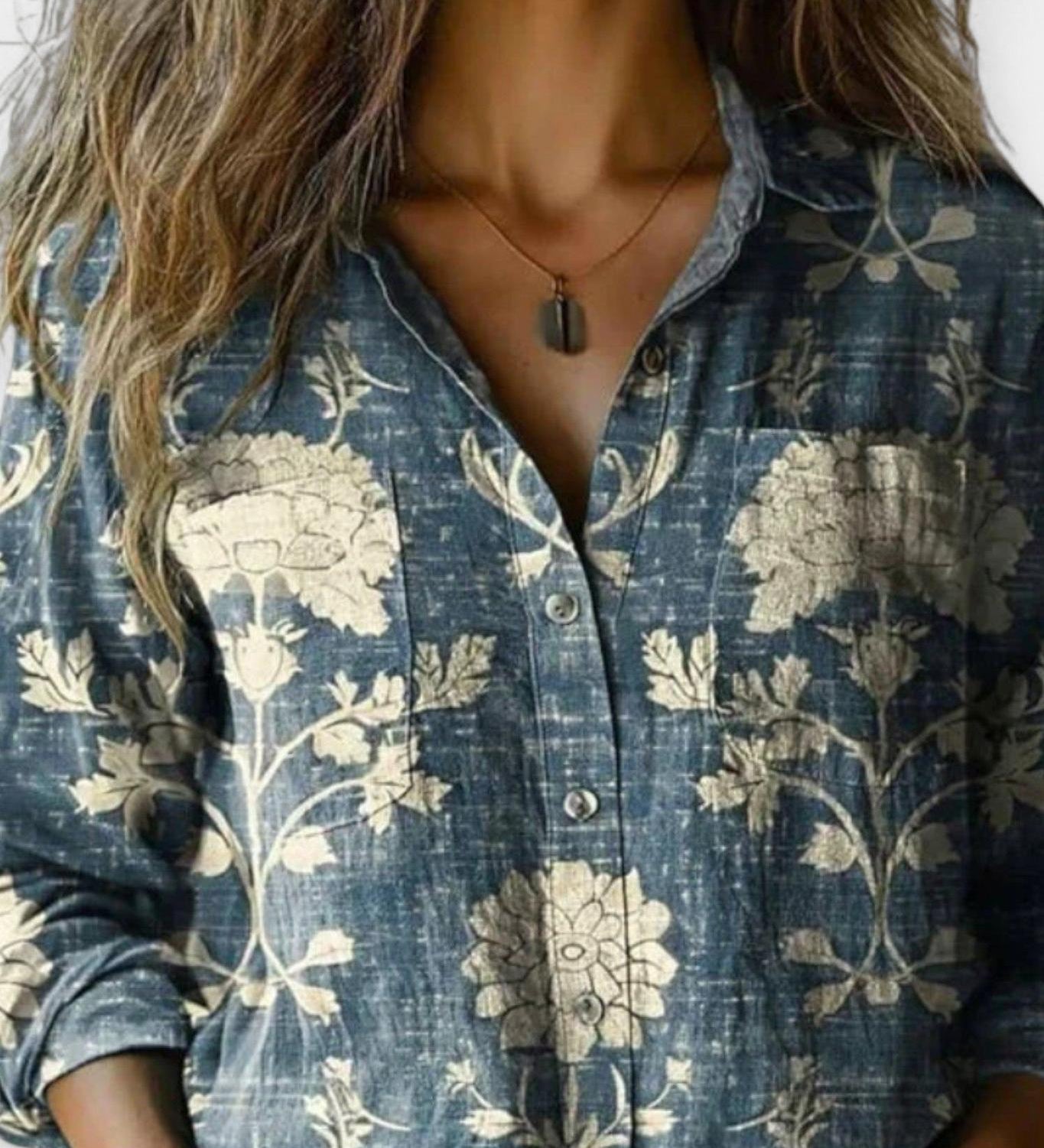 Vintage pusero s vzory