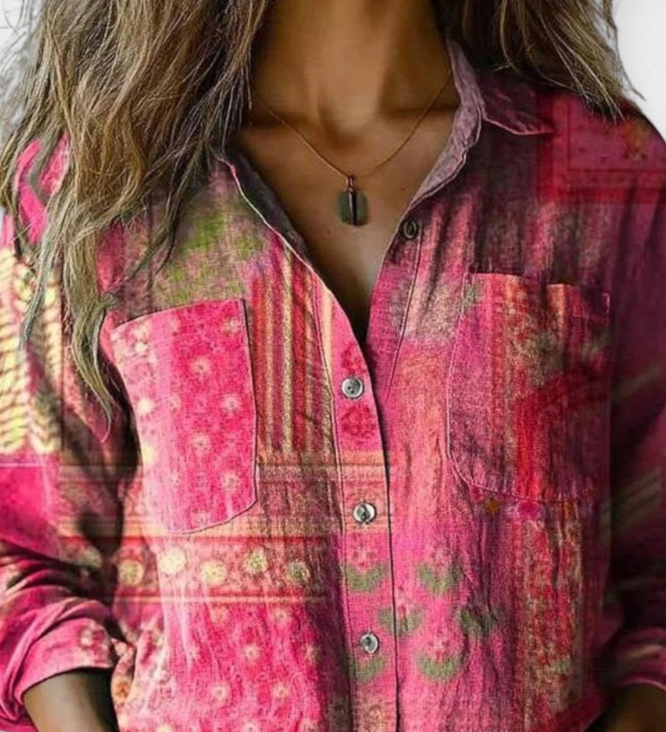 Vintage pusero s vzory