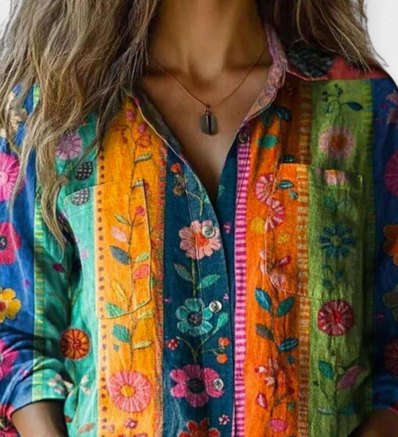 Vintage pusero s vzory