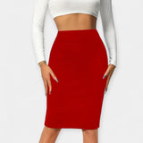 Vysoká kancelářská sukně