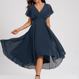 Elara - Večerní šaty s výstřihem do V