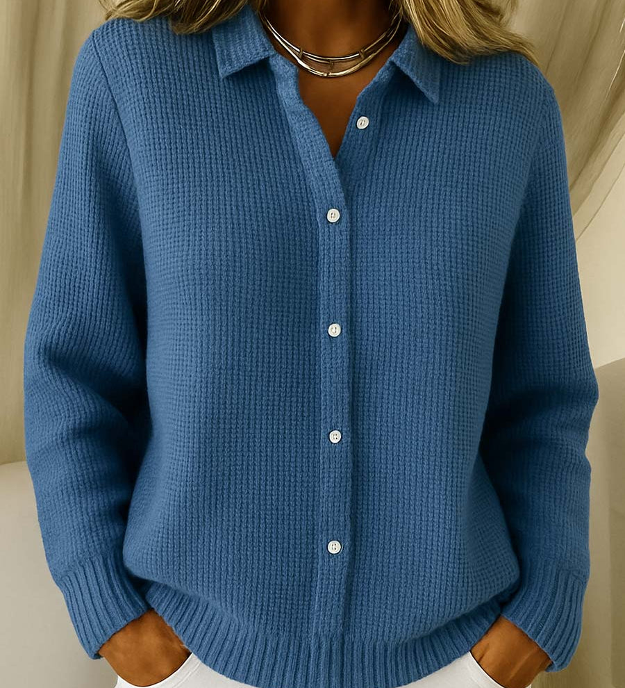 Tereza | Klasický pletený kardigan na knoflíky